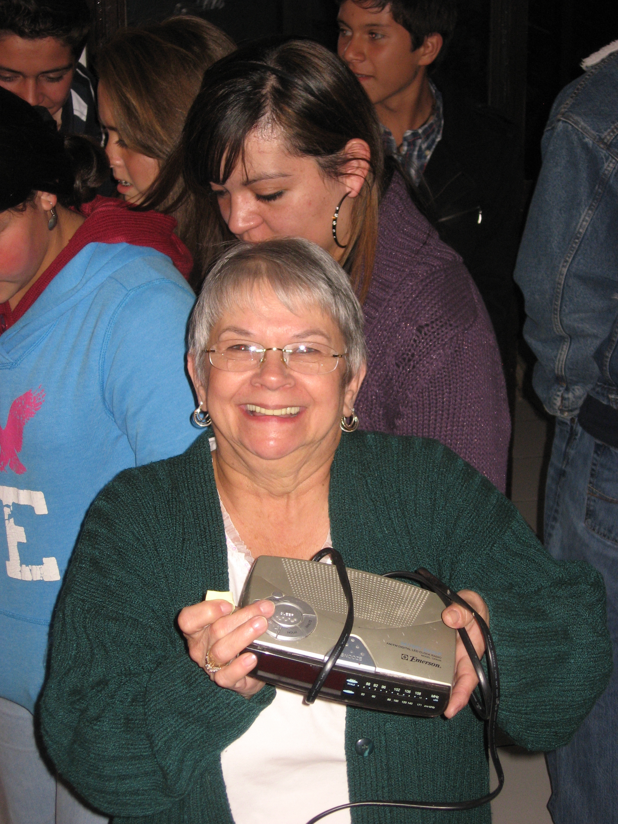 Donna went home with my old alarm clock!